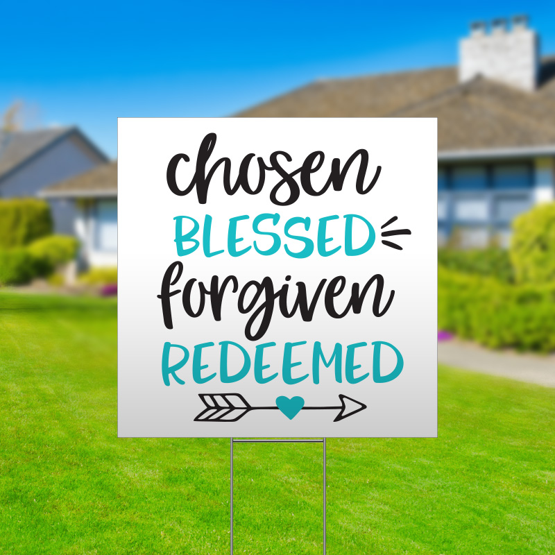 Download Chosen, Blessed, Forgiven, Redeemed - Easter Yard ...