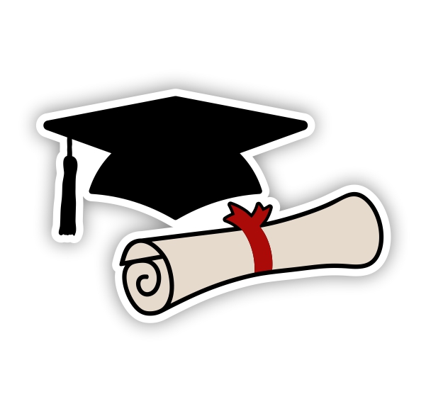 Grad Cap & Diploma 16 | For Yard Decor