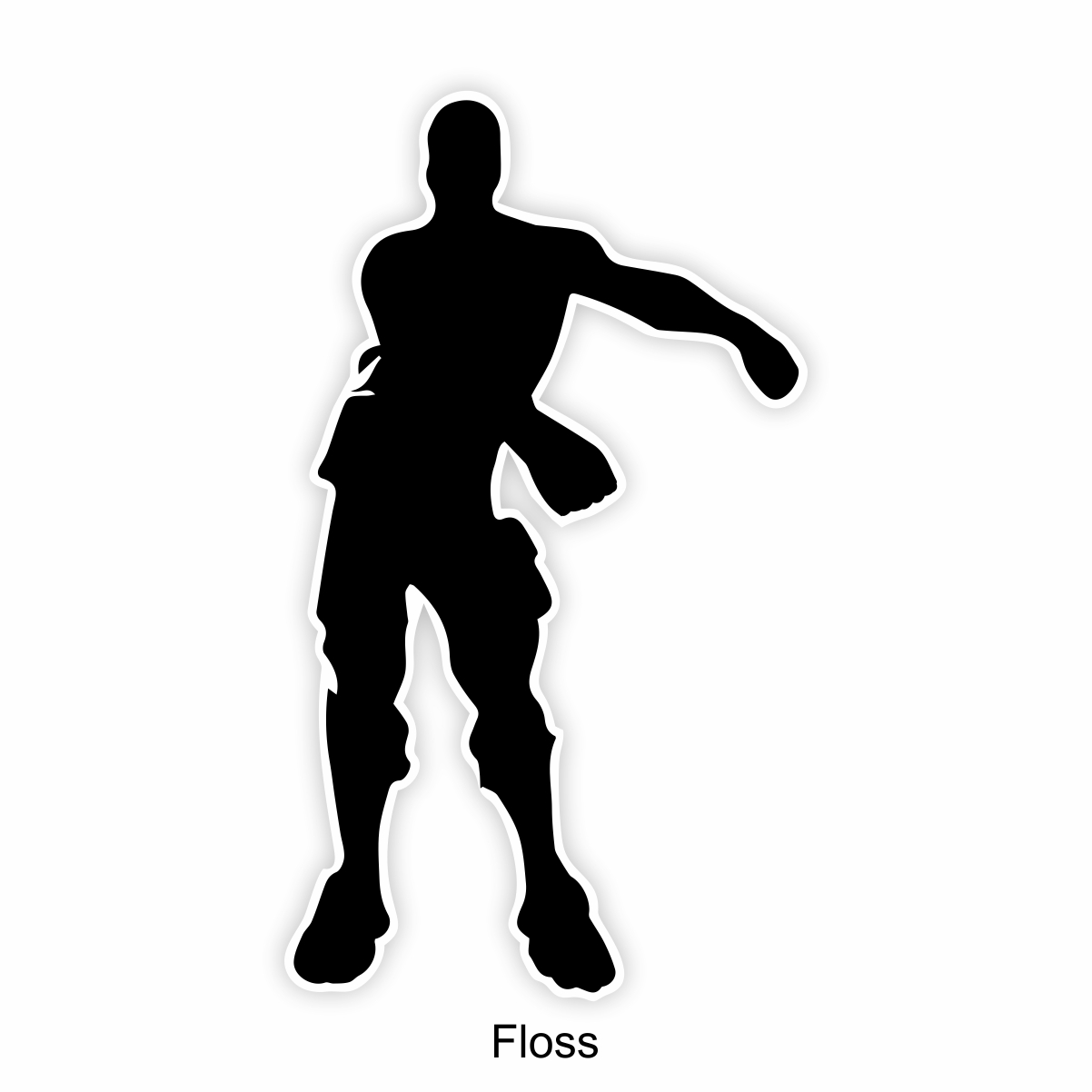 Fortnite Dance Floss 30" Tall | For Yard Decor Yard Letters | Lawn Sign | SignWay