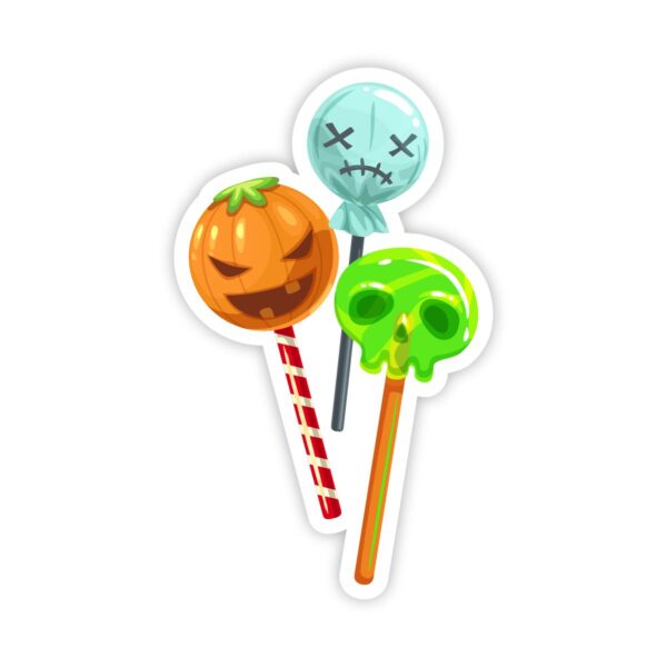 Halloween Candy Yard Card Lollipop