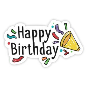 Happy Birthday Shoutout Funnel, Megaphone Yard Card