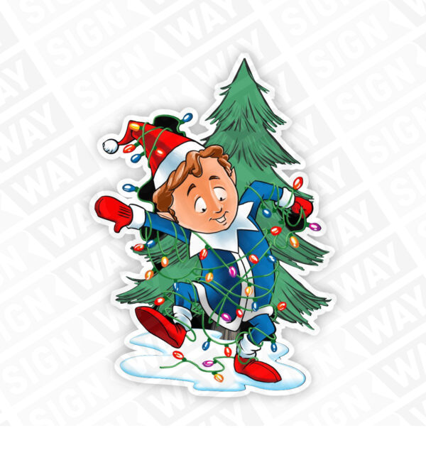 Christmas Elf Boy Tangle Tree