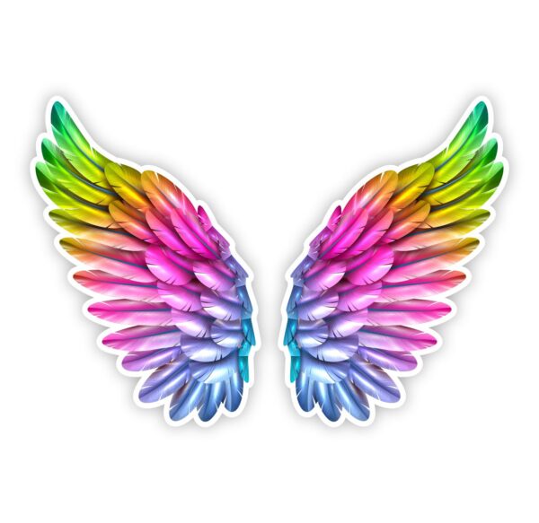 Rainbow Angel Wings