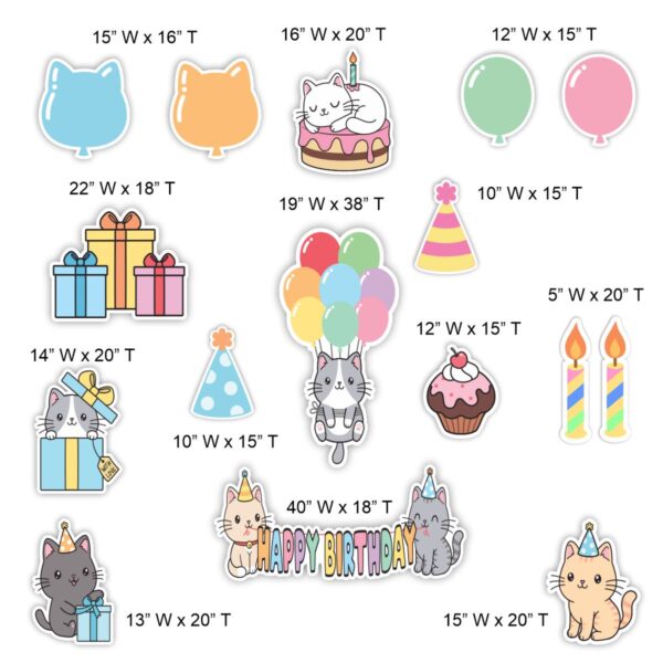 Kitty Birthday Full Sheet Bundle