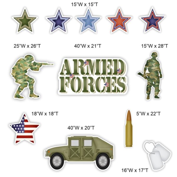 Armed Forces Full Sheet Bundle