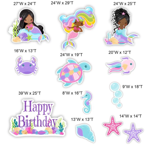 Mermaid Birthday 1.0 Full Sheet Bundle