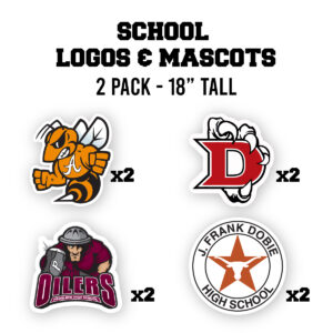 School Logos and Mascots - 2pack