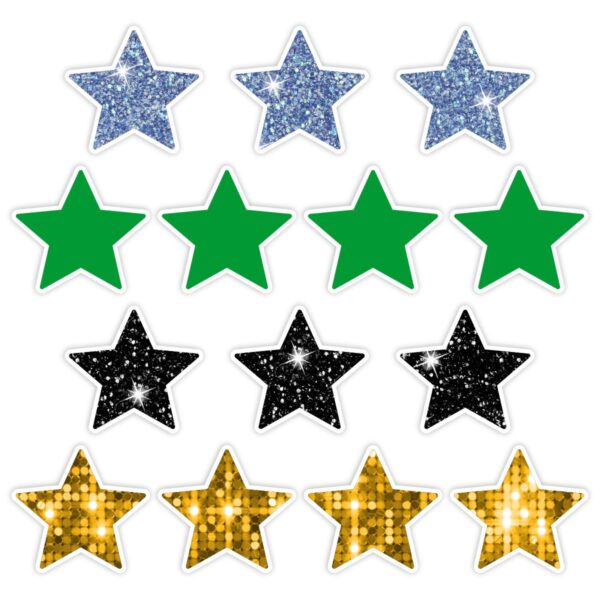 18" Stars bundle of 14 yard cards