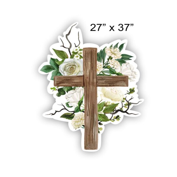 Cross with Flowers