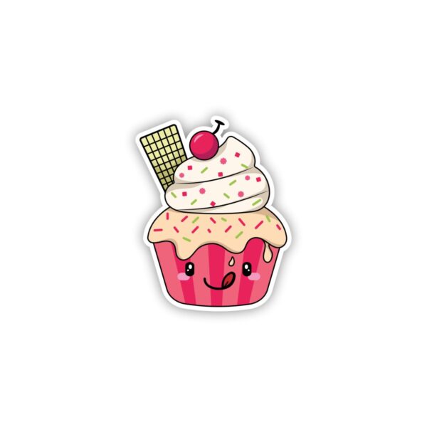 Red Emoji Cupcake