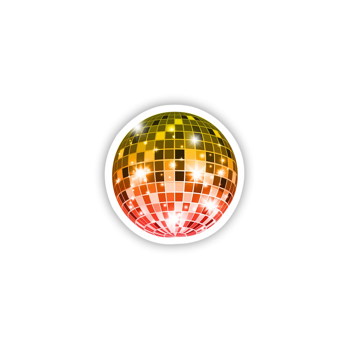 Disco Balls Assorted Colors Yard Cards SignWay