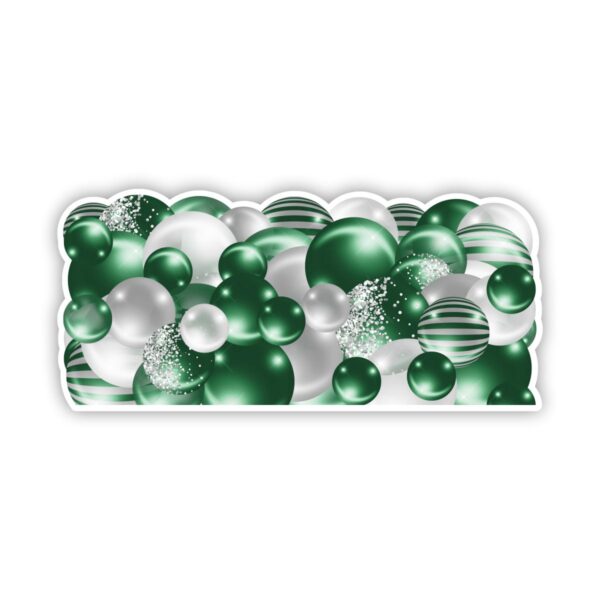 Green and Silver Bubbles