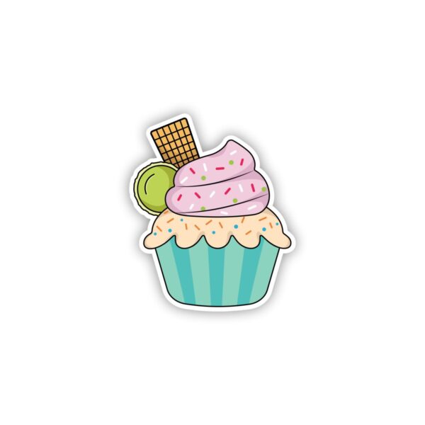 Teal Cupcake