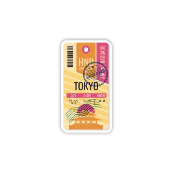 Tokyo Destination Luggage Tag