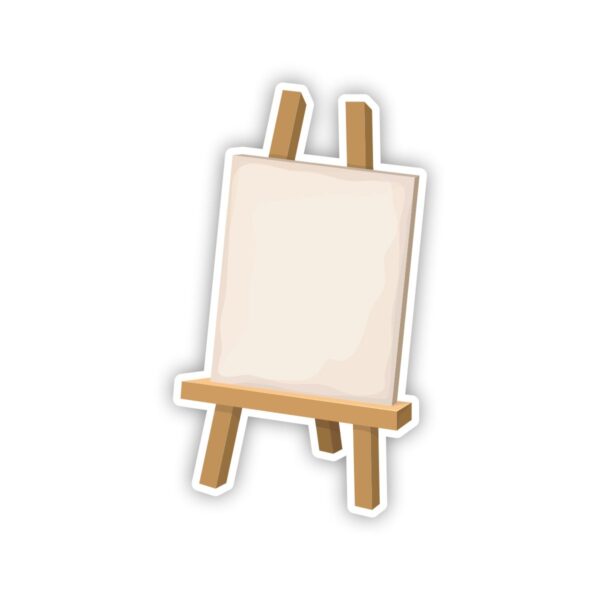 Canvas and Easel