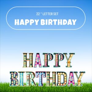 Happy Birthday Letter Set