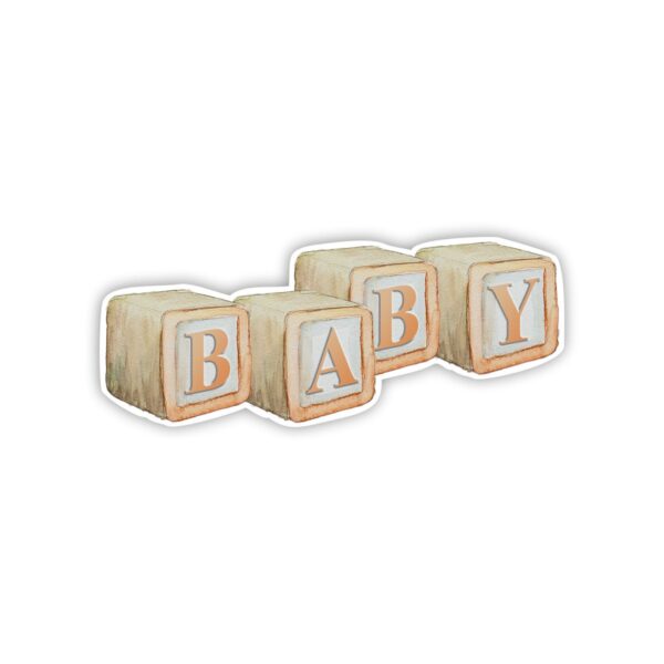 Neutral Baby Block Letters