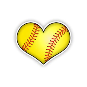 Softball Heart