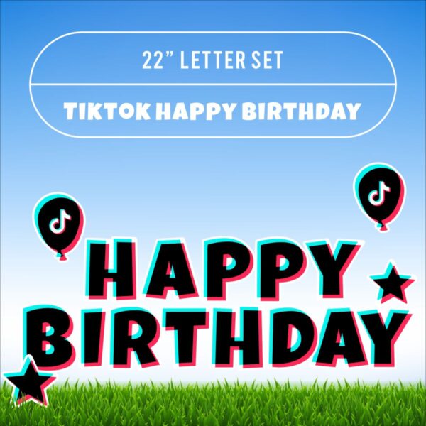 Happy Birthday Letter Set