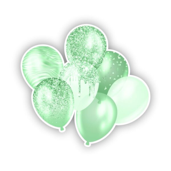 Mint Shimmer Balloon Bouquet