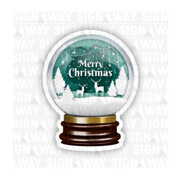 Merry Christmas Snow Globe