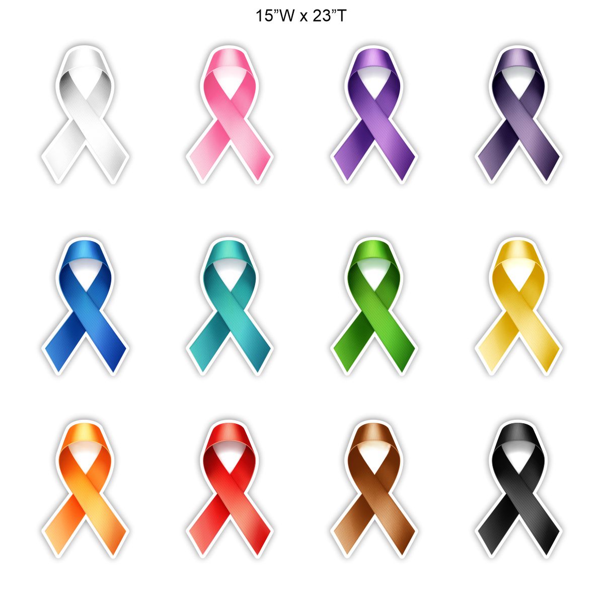 Cancer Awareness Set | Full Sheet Bundle | For Yard Decor | SignWay