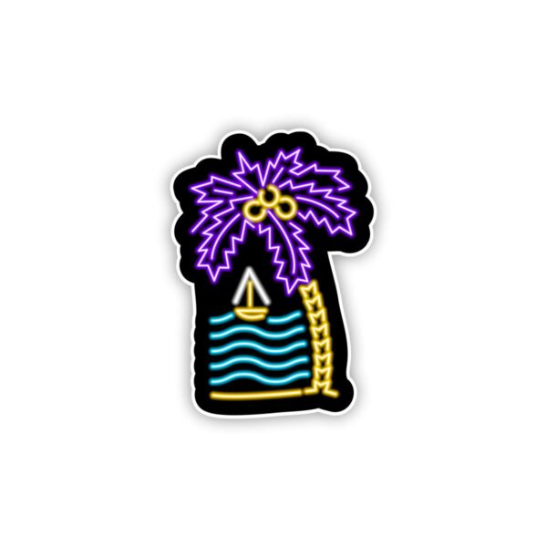 Neon Palm Tree