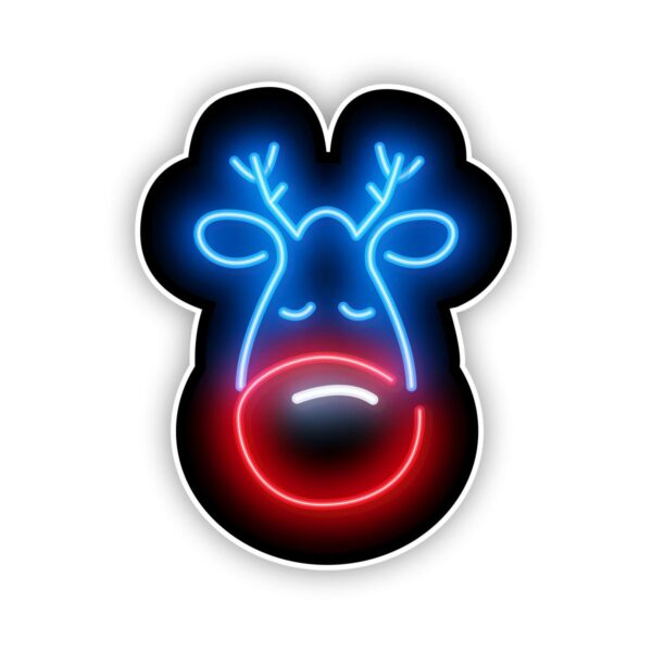 Neon Reindeer