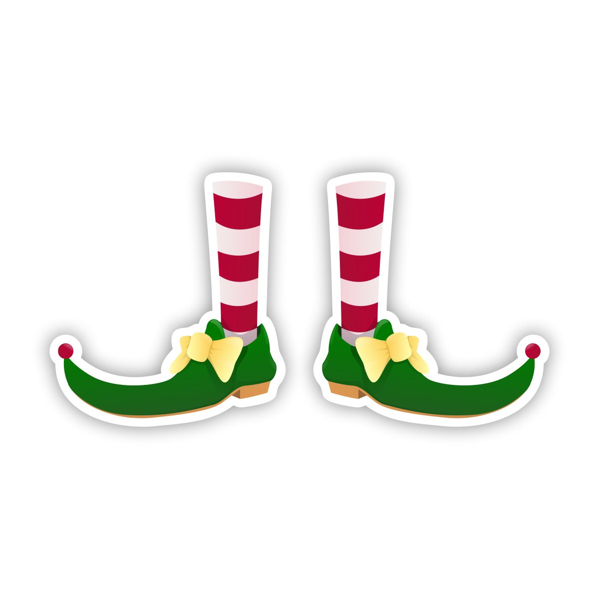 Custom Christmas Elf Head Socks