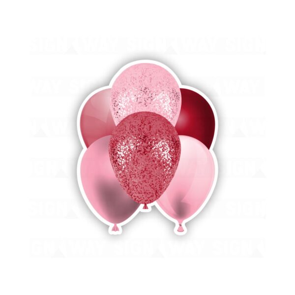 Pink and Red Balloon Bouquet