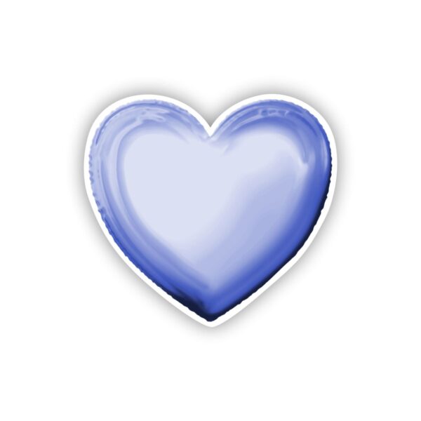 Blue Heart Balloon