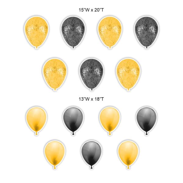 Black and Gold Balloon Bundle