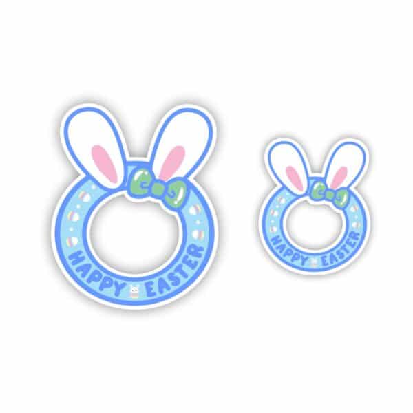 Blue Easter Face Frame