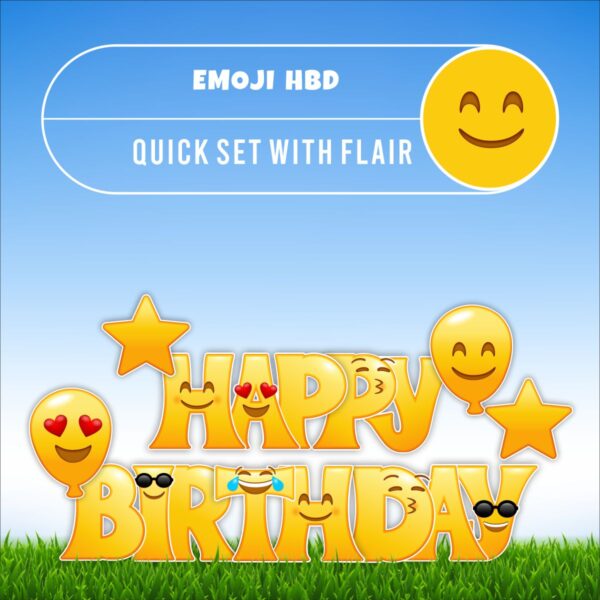 Emoji Happy Birthday Quick-Set