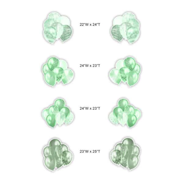 Green Balloon Bouquet Bundle