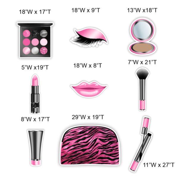 Pink and Black Cosmetics