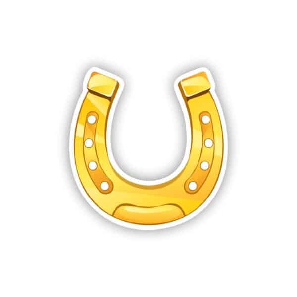 Gold Horse Shoe