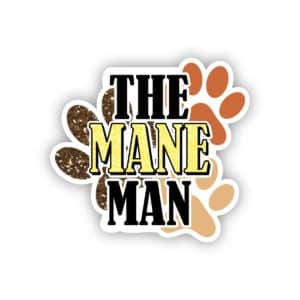 The Mane Man with Paw Prints