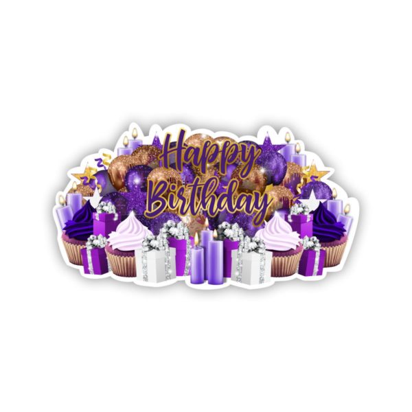 Purple and Gold Birthday Bash