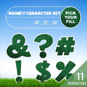 Character Set - Bouncy Font