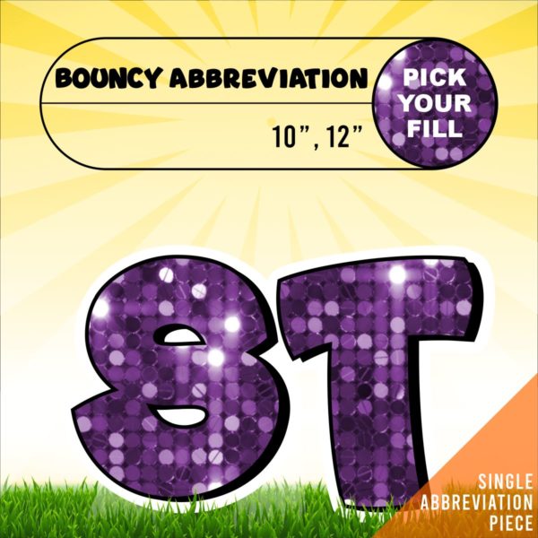 Abbreviation Piece - Bouncy