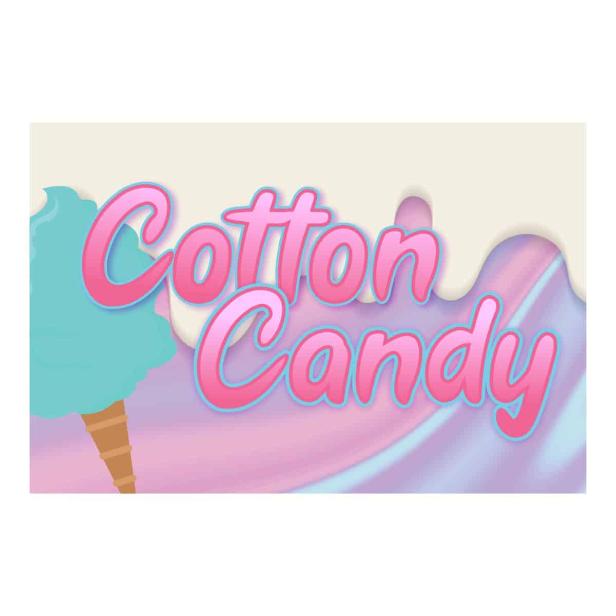 Cotton Candy | Choose Your Size | Single Side SignWay