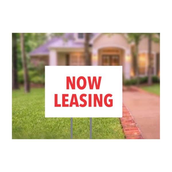 Now Leasing Bandit Sign