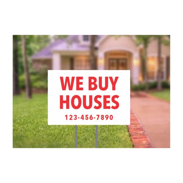 We Buy Houses Bandit SIgns