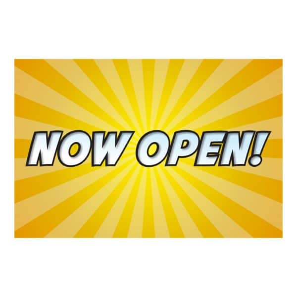 Yellow Now Open