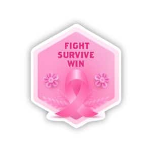 4" Fight Survive Win