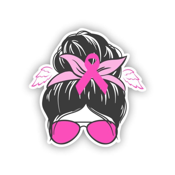 Pink Ribbon Bow and Aviators