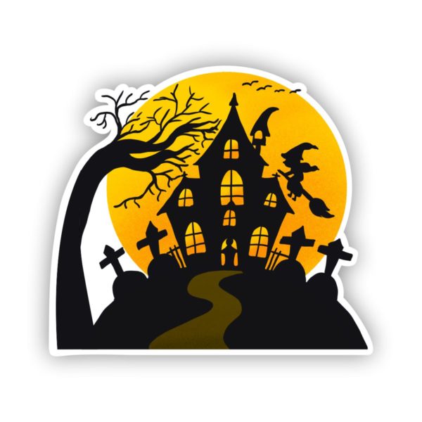 Haunted House Silhouette