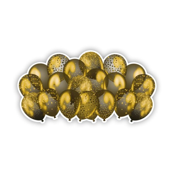 Gold Balloon Panel