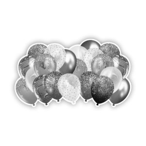 Silver Balloon Panel